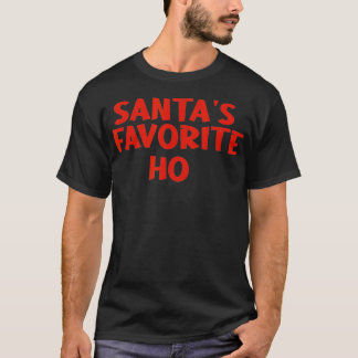 T-shirt Funny Santa's Favorite Ho Couples Pajama 