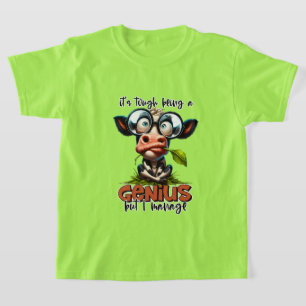 T-shirt Funny sarcasme génie du mot art