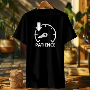 T-shirt Funny Sarcastic Fuel Meter Graphic Tee