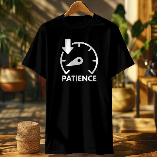 T-shirt Funny Sarcastic Fuel Meter Graphic Tee