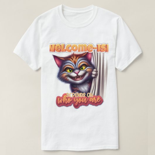 T-shirt Funny Sarcastic quote Cat Sublimation design (Design devant)