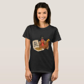 T-shirt Funny Save A Turkey Eat A Zza Thanksgiving Zza Lov (Devant entier)