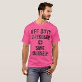 T-shirt Funny Save Yourself (Devant entier)