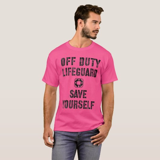 T-shirt Funny Save Yourself (Devant entier)