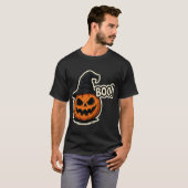 T-shirt Funny & Scary Halloween Sticker (Devant entier)