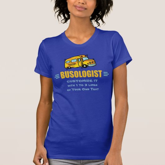 T-shirt Funny School Bus (Devant)