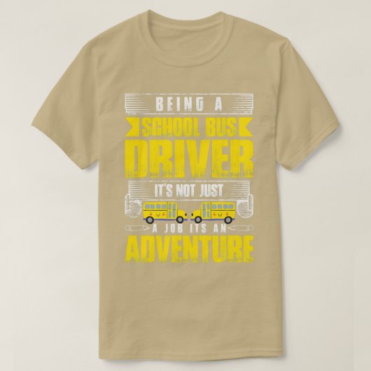 T-shirt Funny School Bus Driver 5 (Design devant)
