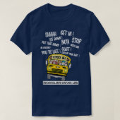T-shirt Funny School Bus Driver Cool School Bus Driver Pou (Design devant)