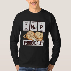 T-shirt Funny Science Cat I Nap Périodiquement Chats Chimi
