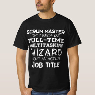 T-shirt Funny Scrum Master Cadeau Agile Development Team