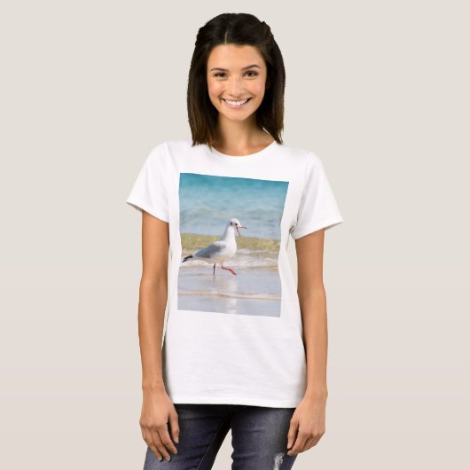 T-shirt Funny seagull (Devant entier)
