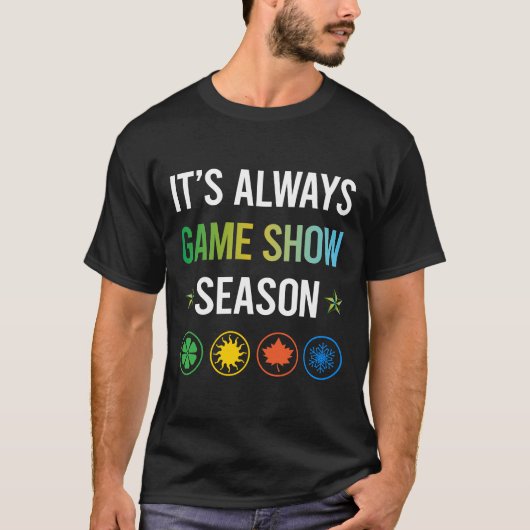 T-shirt Funny Season Jeu Spectacle TV (Devant)