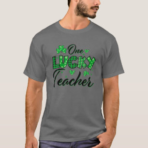 T-shirt Funny Shamrock One Lucky Teacher St. Patricks Day