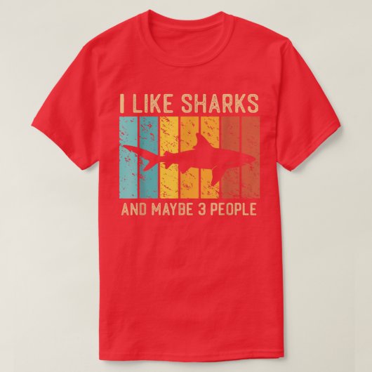 T-shirt Funny Shark  (Design devant)