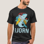 T-shirt Funny Shark - Bjorn Nom (Devant)