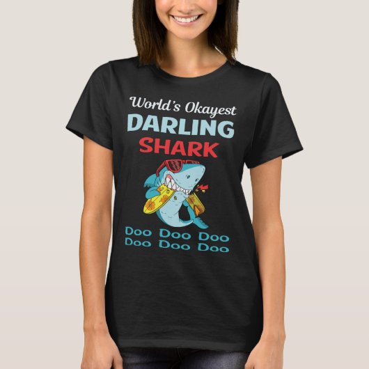 T-shirt Funny Shark DARLING (Devant)