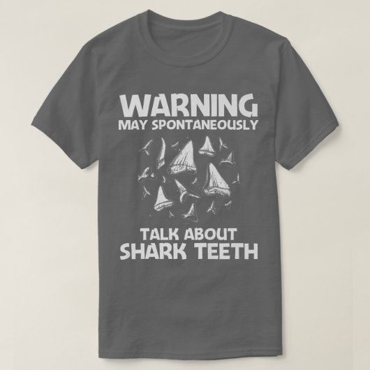 T-shirt Funny Shark Tooth (Design devant)