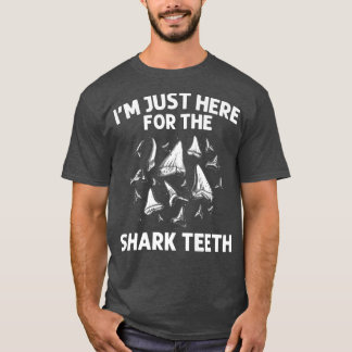 T-shirt Funny Shark Tooth For Men Women Shark Teeth Fossil