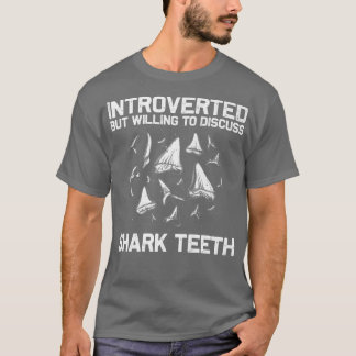 T-shirt Funny Shark Tooth For Men Women Shark Teeth Fossil