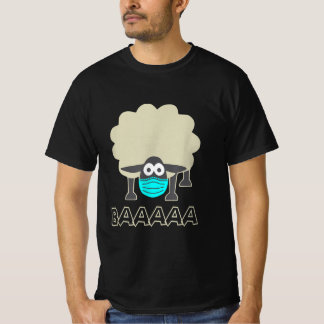 T-shirt Funny Sheep With Face Mask | Sheeple Venin