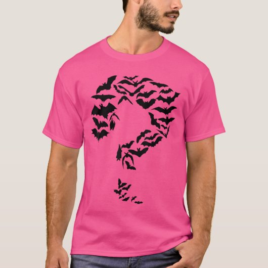 T-shirt Funny Sheldon Nerdy Bats Question Mark Comic Hero (Devant)