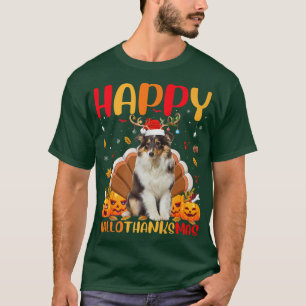 T-shirt Funny Sheltie Dog Lover Happy Sheltie HelloThanksM