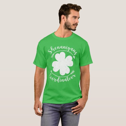 T-shirt Funny Shenanigans coordinateur St Patrick's Day Te (Devant entier)