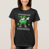 T-shirt Funny Shenanigans Coordonnateur Shamrock Mask St P (Devant)