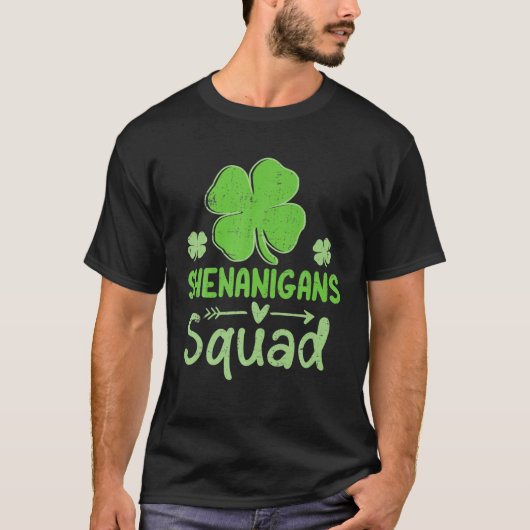 T-shirt Funny Shenanigans Squad St Patrick's Day Correspon (Devant)