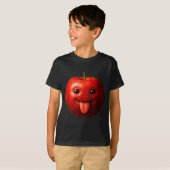 T-shirt Funny Silly Gen Z Meme Brainrot Humor Tongue Out  (Devant entier)