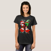 T-shirt Funny Six Seven 67 Meme 6 7 Christmas Santa Hand B (Devant entier)