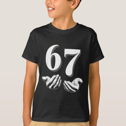 T-shirt Funny Six Seven 6 7 Meme Men Women Kids  (Devant)