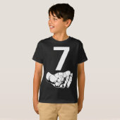 T-shirt Funny Six Seven Gen Alpha Slang Meme 6 7 Matching  (Devant entier)