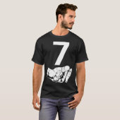 T-shirt Funny Six Seven Gen Alpha Slang Meme 6 7 Matching  (Devant entier)