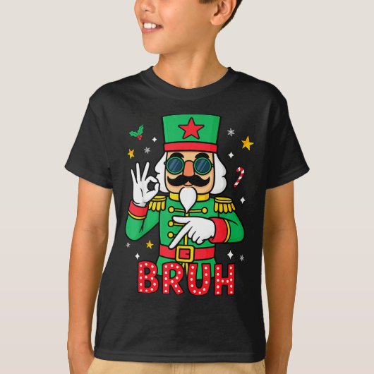 T-shirt Funny Six Seven Meme Christmas Nutcracker Bruh Men (Devant)