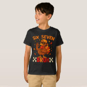 T-shirt Funny Six Seven Meme Turkey Kids Bruh, 67 Thanksgi (Devant entier)