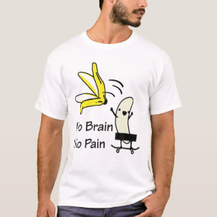 T-shirt Funny Skateboard Censored Banana Vegan Skater M