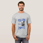 T-shirt Funny Skeleton Class of 2037 Chemise pour jeunes h (Devant entier)