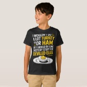 T-shirt Funny Sketchy Stuff For Deviled Eggs Saying Food H (Devant entier)
