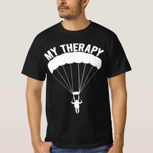 T-shirt Funny Skydive Sayings, Parachuting Gift, Skydiver  (Devant)