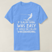 T-shirt Funny Slalom Waterskiing (Design devant)