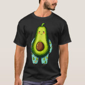 T-shirt Funny Sleepy Avocado In Pajama Costume For Boys An (Devant)