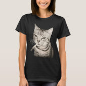 T-shirt Funny Smoking Cat Cigarette Kitty Gen Z Meme (Devant)