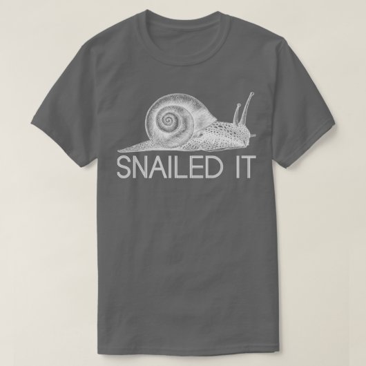 T-shirt Funny Snail Snail Engrais Animaux Cadeau Slug (Design devant)