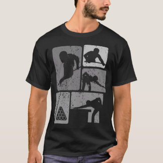 T-shirt Funny Snooker Billiard Player Eight Ball Pool Play