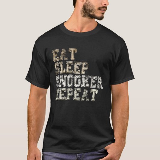 T-shirt Funny snooker saying pool billiard snooker player (Devant)