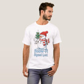 T-shirt Funny Snow-Fi Signal Lost Snowman Christmas (Devant entier)