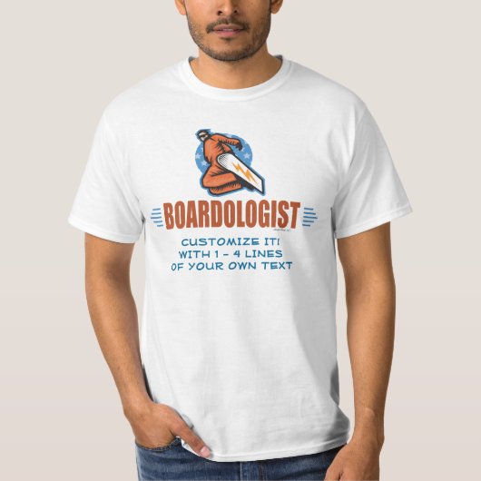 T-shirt Funny Snowboard Lover Snowboardeur (Devant)