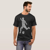 T-shirt Funny Soccer Player Word Art (Devant entier)