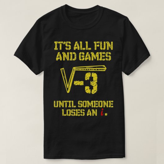 T-shirt Funny Someone Lose à I Square Root 9 is 3 Rétro (Design devant)